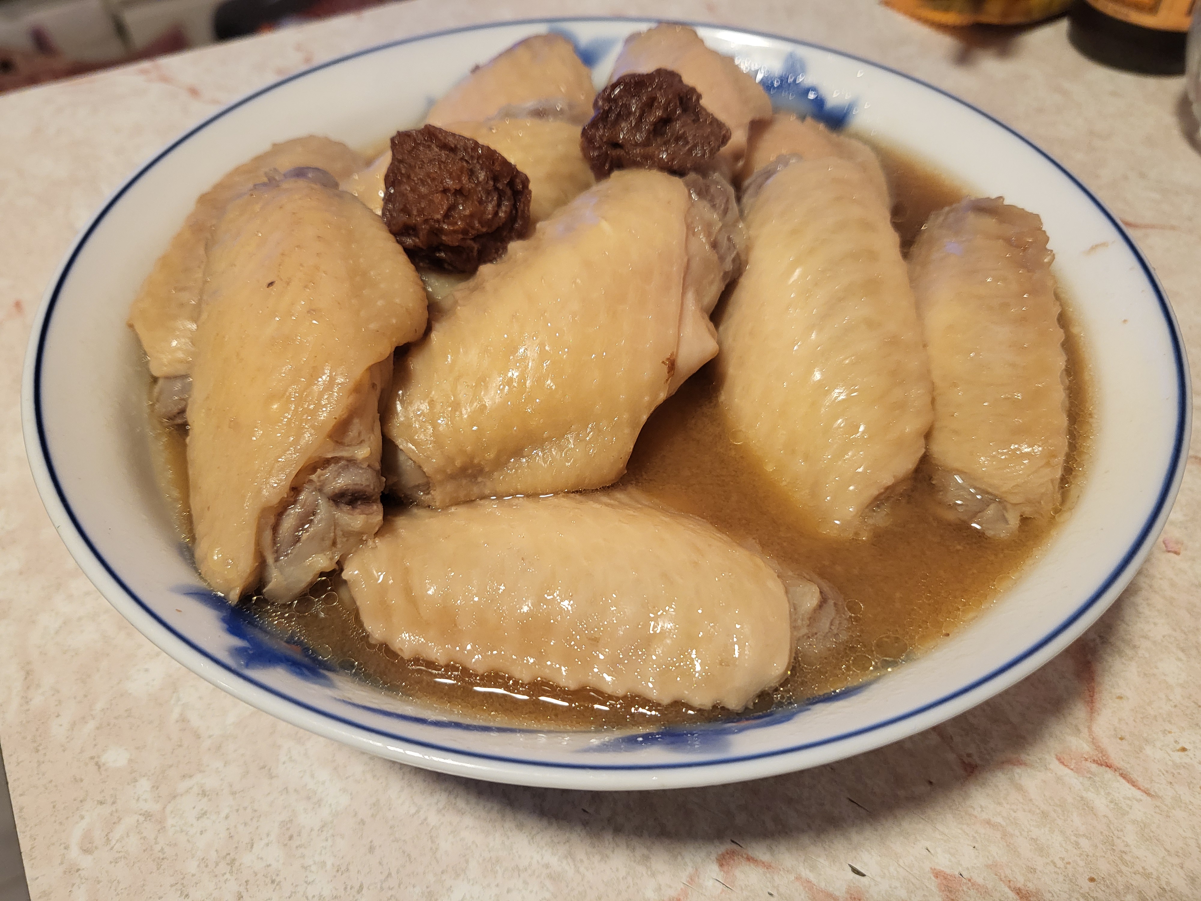 秘製梅子花雕雞翼(熟)即食 (六隻)